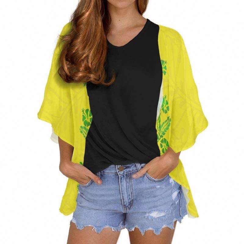 Title: Embrace the Vibrant Energy of Summer with a Colorful and Stylish Womens Blouse in Yellow