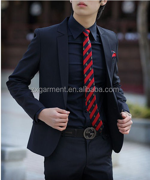 Student Tie Styles with a Lady Blue Suit