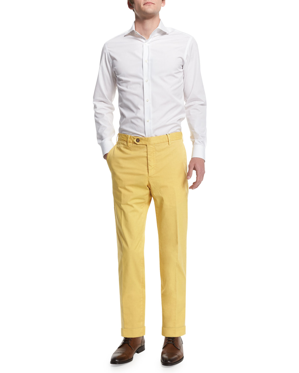 Title: The Stylish and Trendy Yellow T-Shirt Paired with the Latest Mens Tie Designs