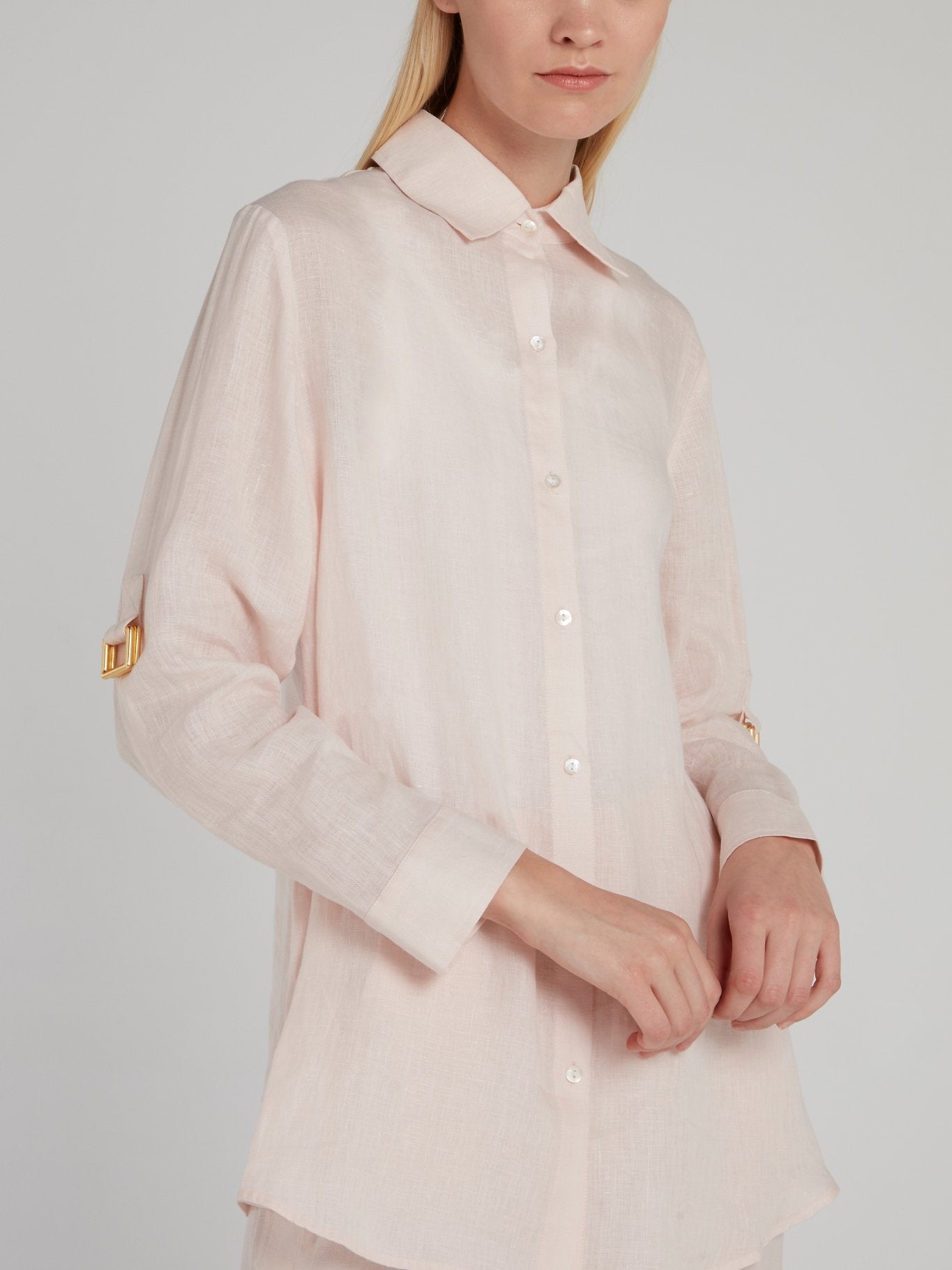 Title: The Unique Charm of Cotton and Linen Tie-Shirt for Women