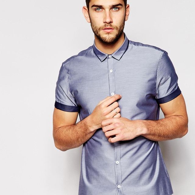 Title: Mens Fashion: Short-Sleeve Shirts with Ties