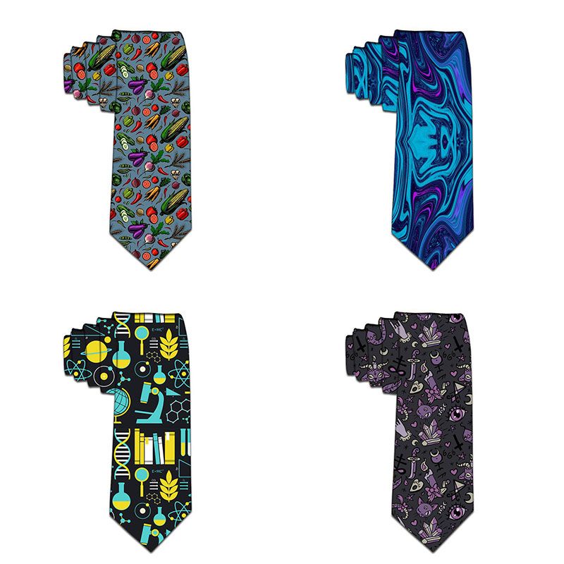 Title: The Trend of Mens 6-inch Cake Pattern Ties