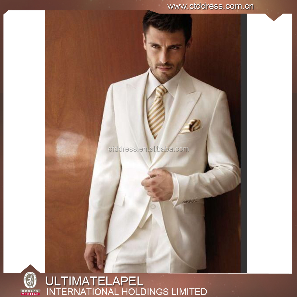 Title: The Stylish Mens White Coat with a Tie