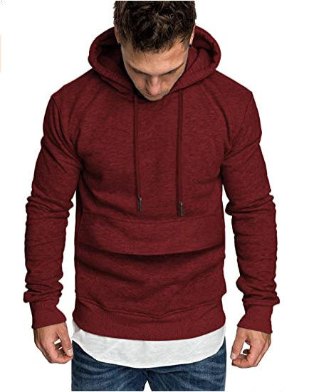 Title: The Unique Style of Red Hoodie with Tie