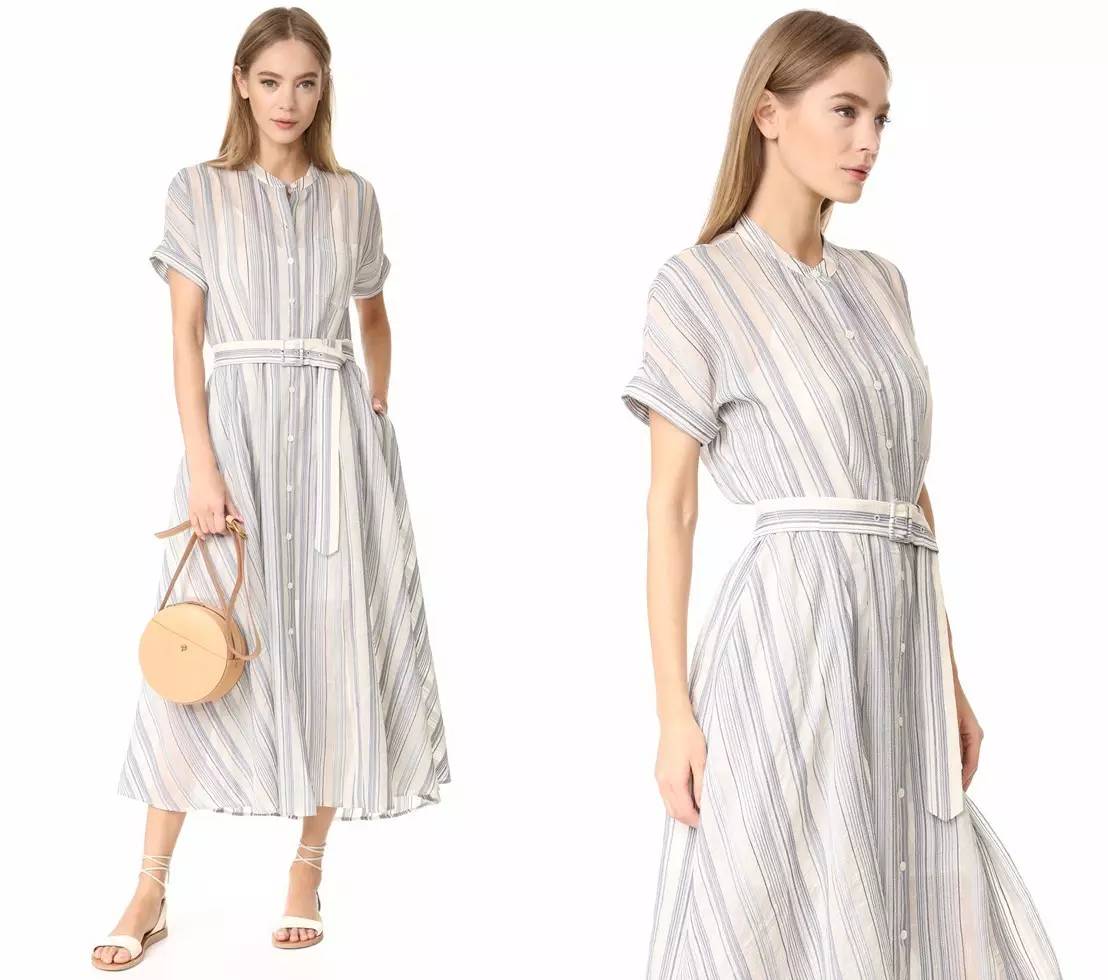 Simple Tie-Style Dress for Women