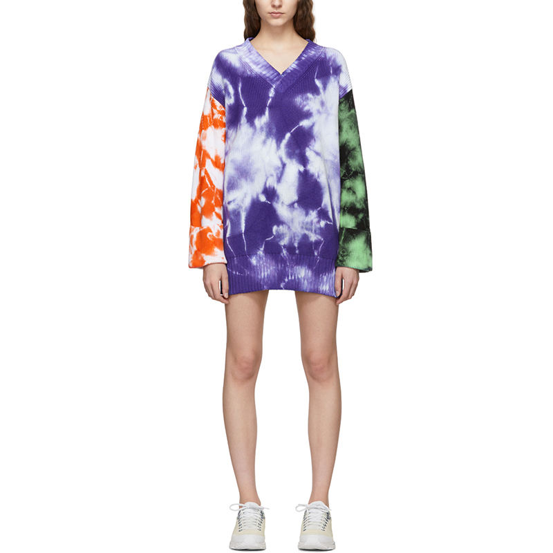 Title: Pure Color Tie-Dye Fashion: A Unique and Trendy Style Statement