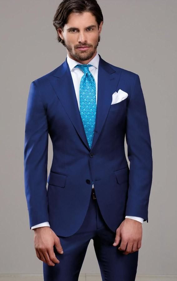 Title: The Elegance of a Blue Tie for Gentlemens Business Attire