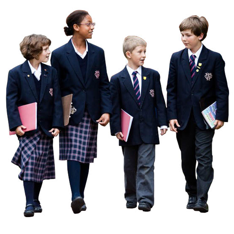 Title: The British Blue and Green Tie School Uniform Brand