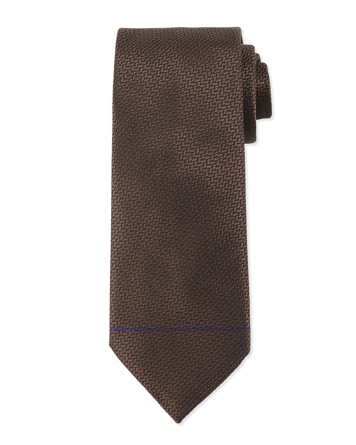 Brown Tie with Zipper Stylish Design Pictures