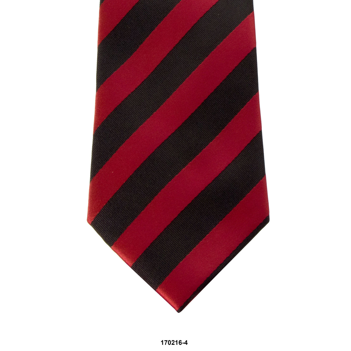 The Unique Charm of Black and Red Stripes on a Tie