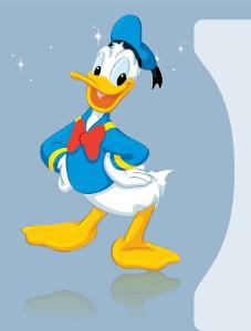 Title: Donald Duck Takes Off His Tie