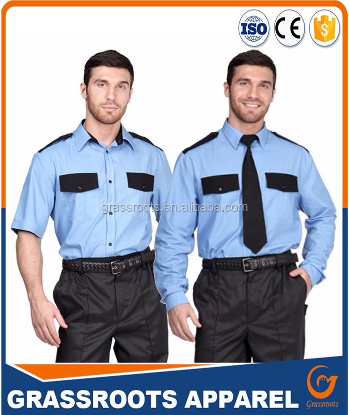 Title: The Short-Sleeve Stylish Security Guard Uniform with a Tie