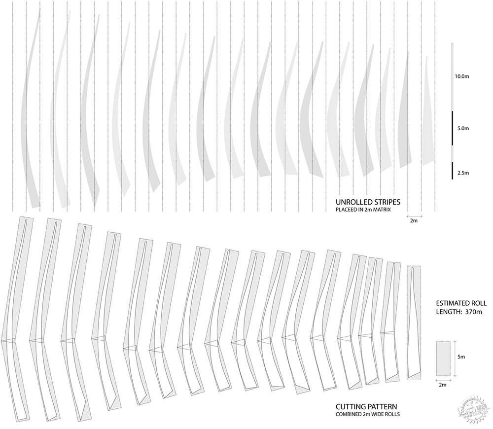 The art of linear sketches in tie design