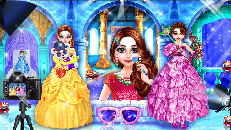 Title: The Ice and Snow Princess: A Tale of Fashion and Magic