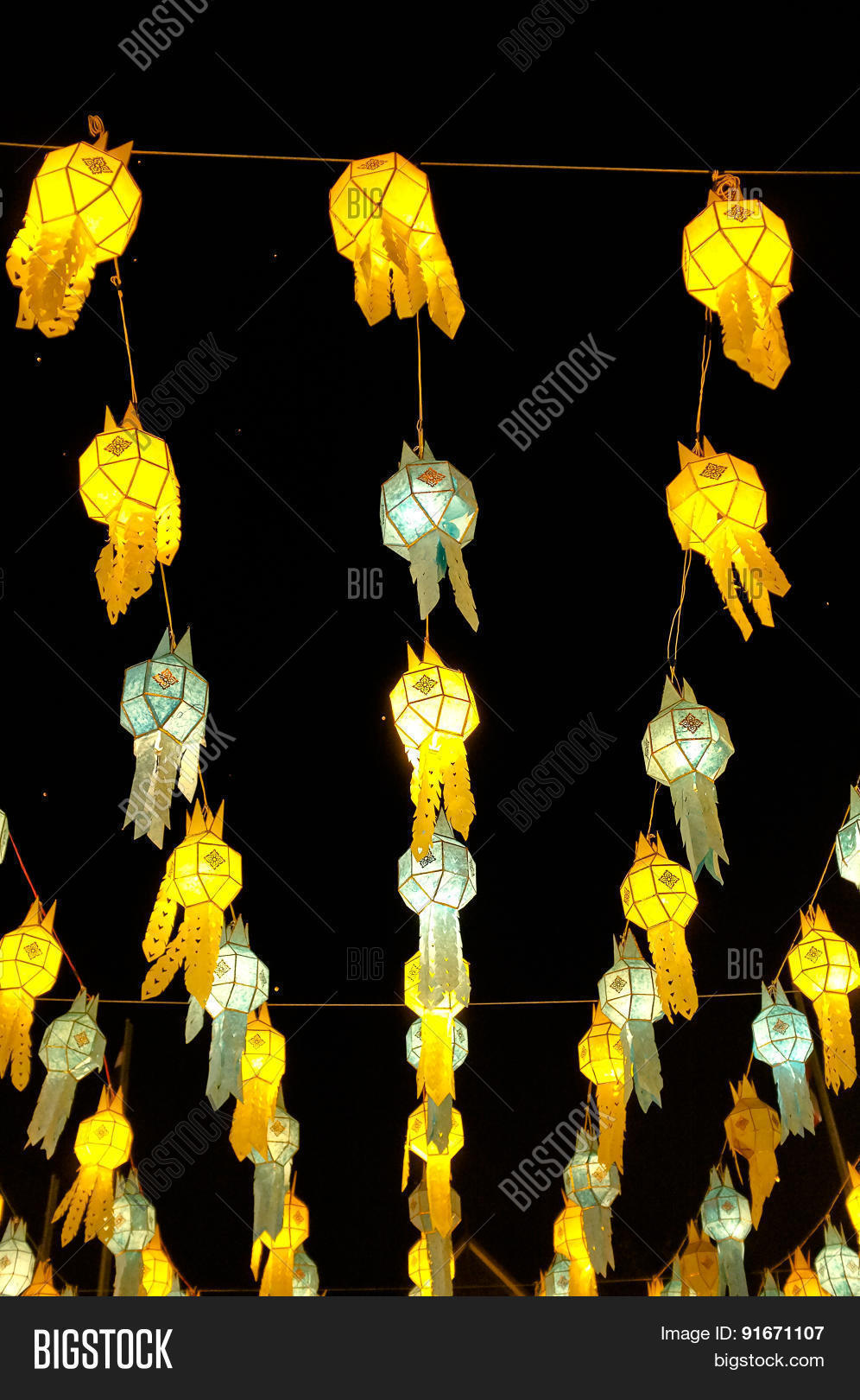 Title: Adapting Traditions: The Art of Hanging Lanterns and Ties