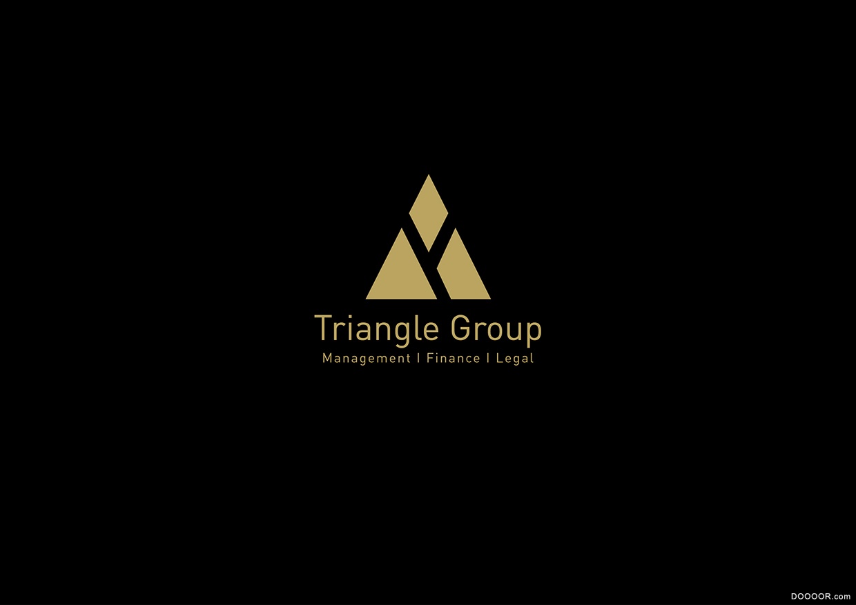 The Tie Brand with a Triangle Logo