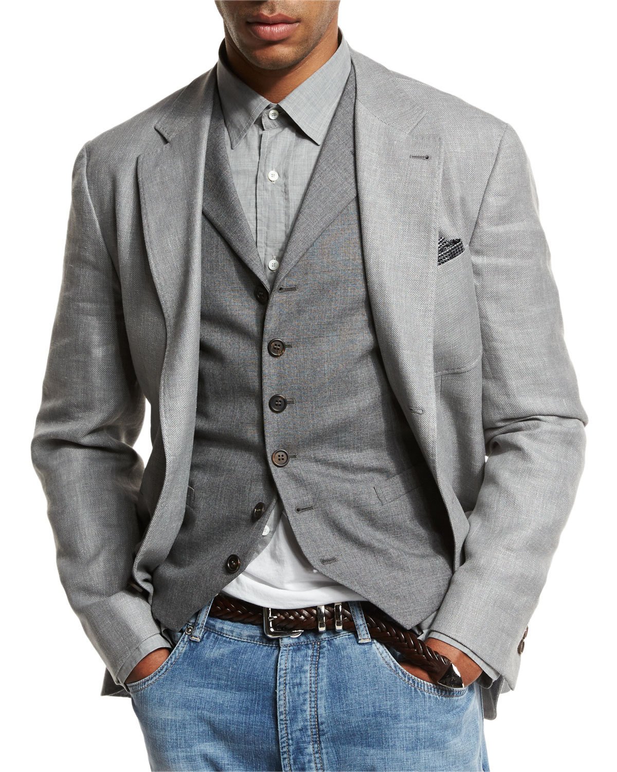 Gray Suit with Tie: Brand Recommendations