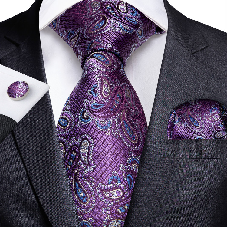 The Unique Charm of a Man in a Purple Tie