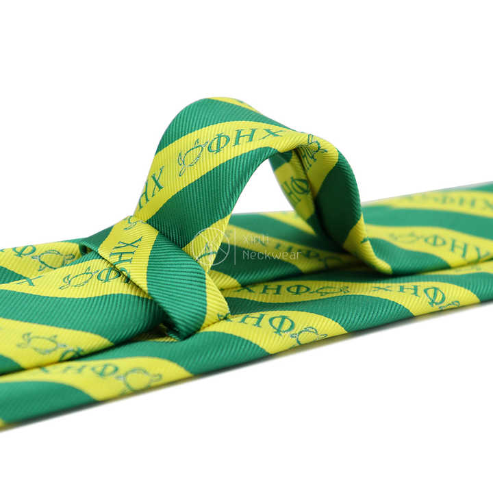 Title: The Enchanting World of Yellow and Green Striped Ties