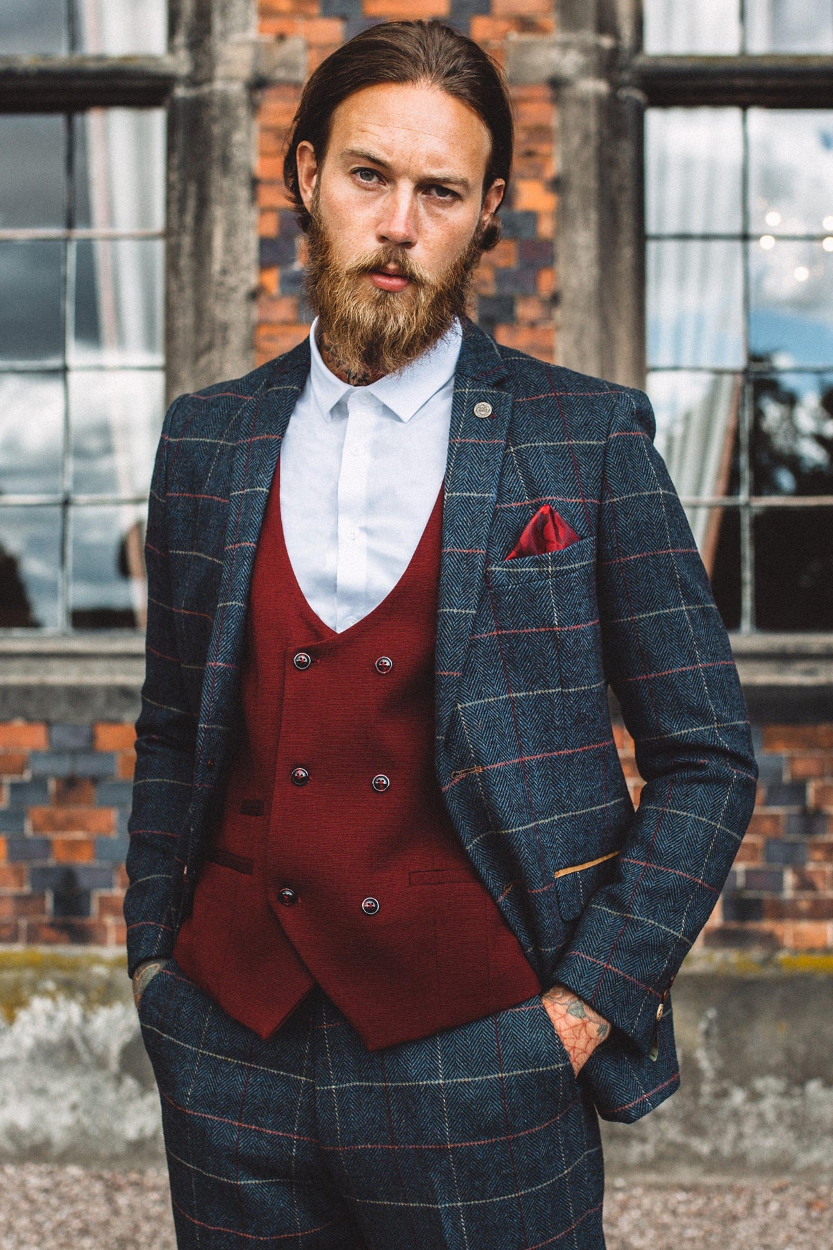 The Art of Menswear: A Captivating Portrait of a Suit and Tie in Action