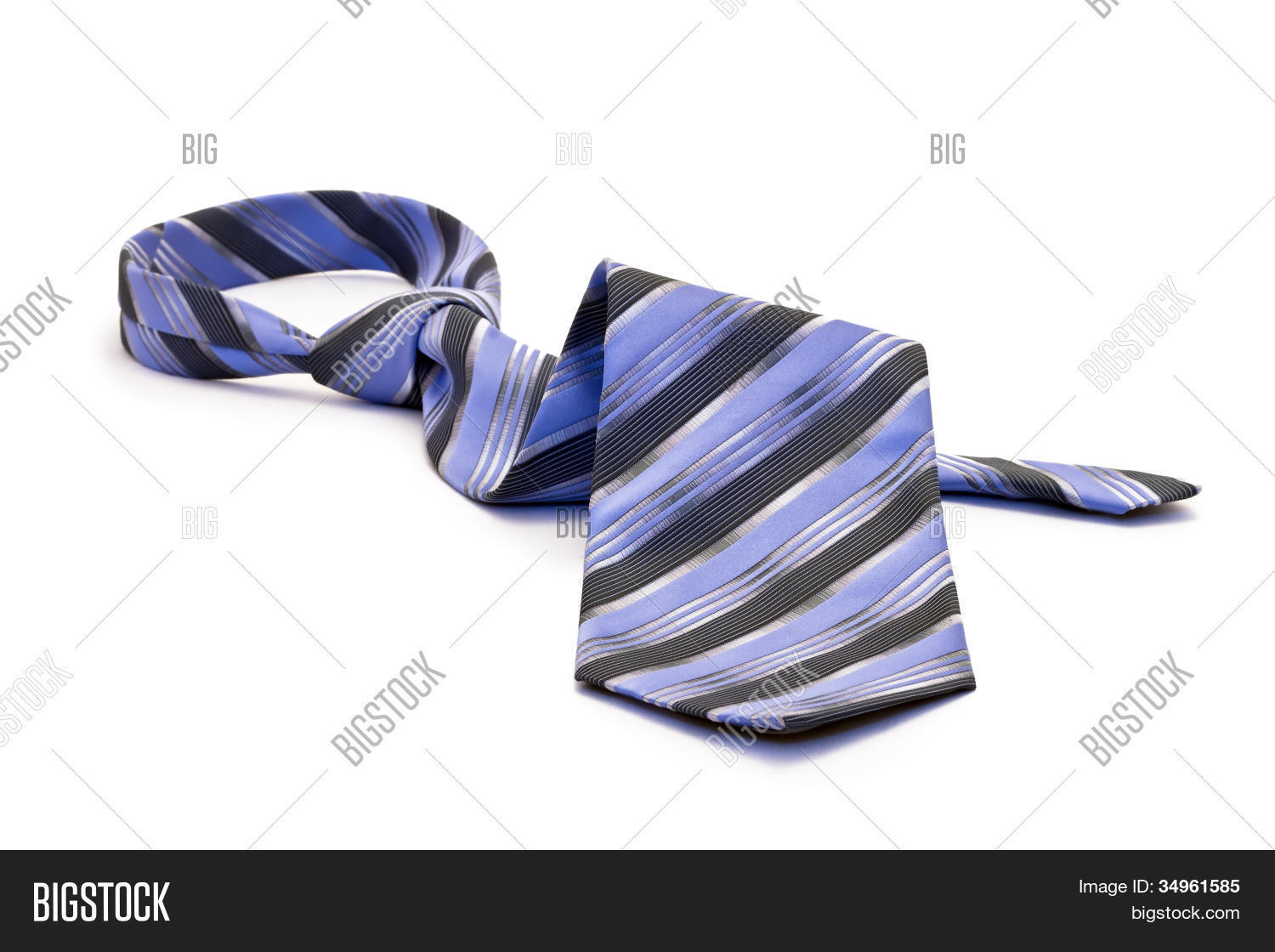 The Unique Charm of Blue Striped Tie