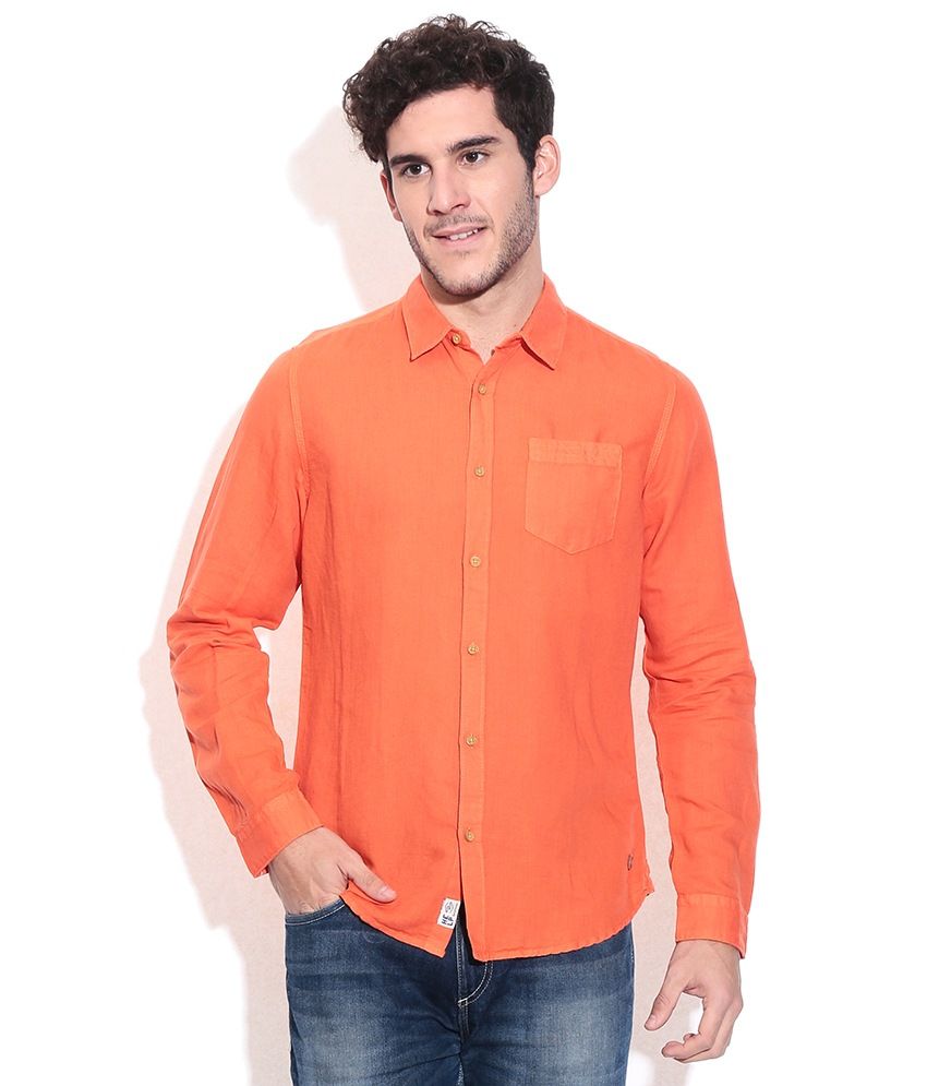 A Vibrant Affair: The Art of the Orange Tie and Short Sleeve Shirt