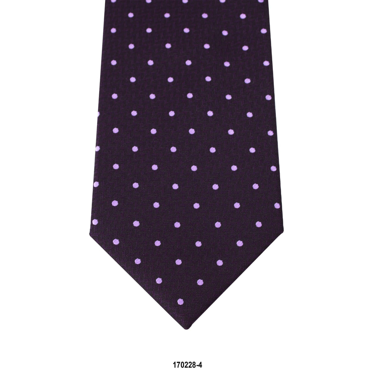 The Unique Charm of a Purple Polkadot Tie