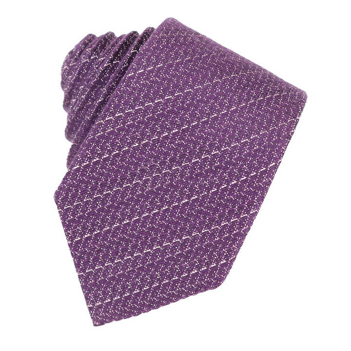 The Unique Charm of a Purple Polkadot Tie