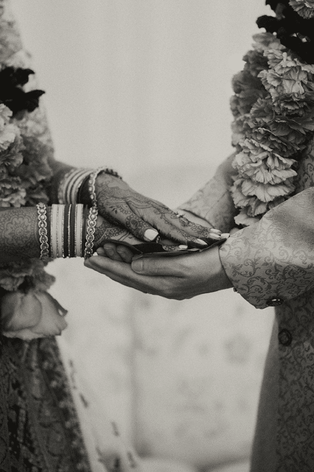 The significance of the wedding tie and handkerchief