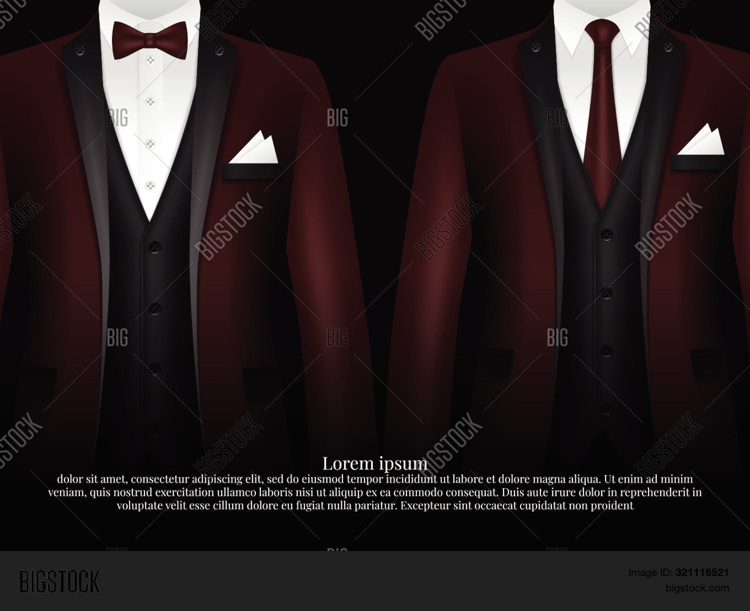 The Elegant Allure of a Red-Background Suit and Tie: A Cultural Icon Reimagined