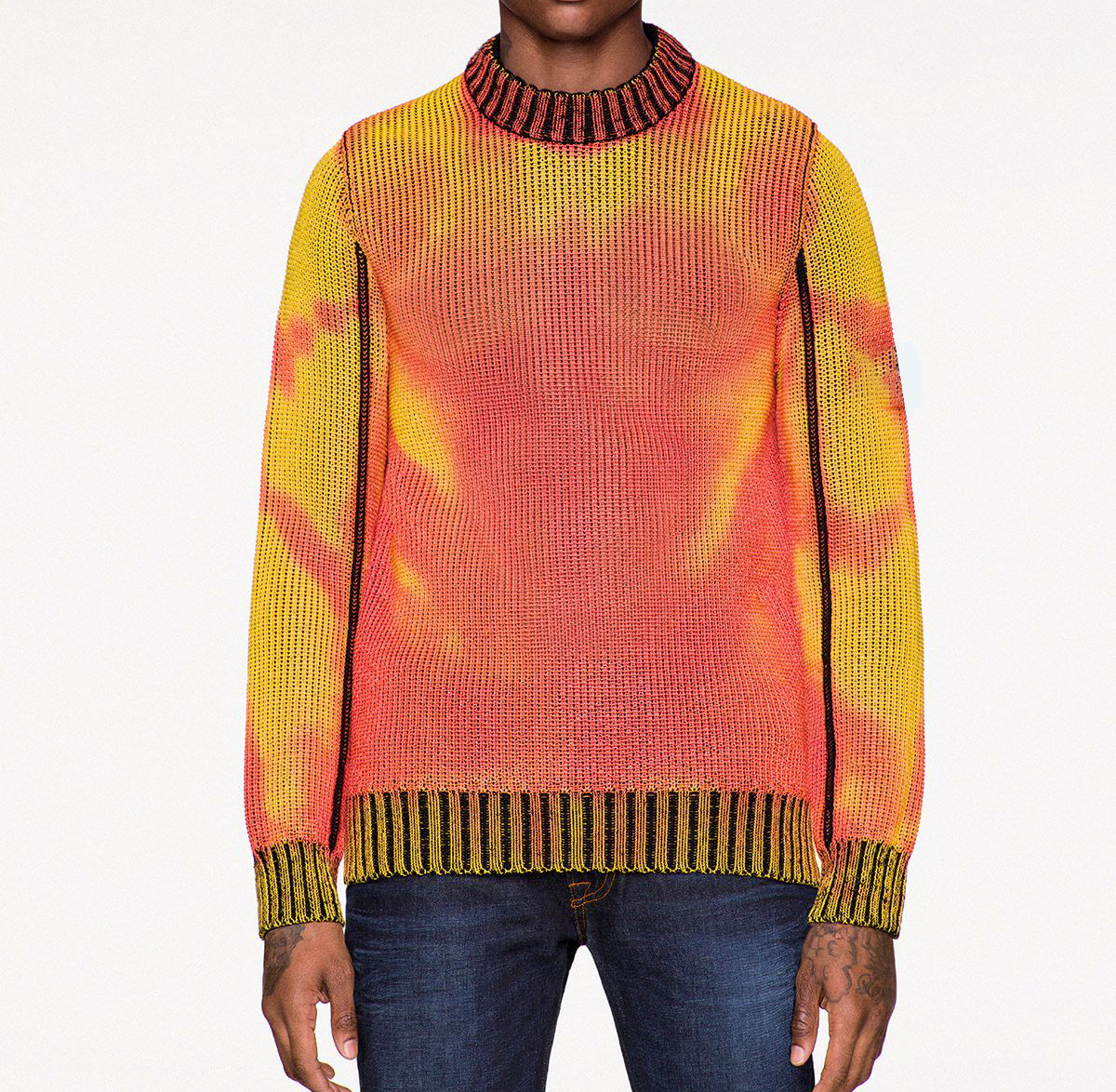 The Art of Menswear: The timelessness of the Tie-dye Sweater with a Silk Necktie