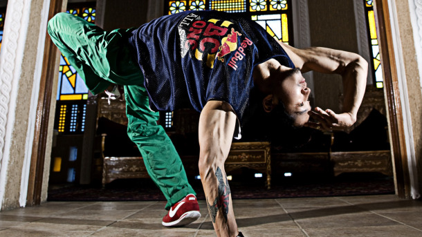 Bboy Tying a Tie