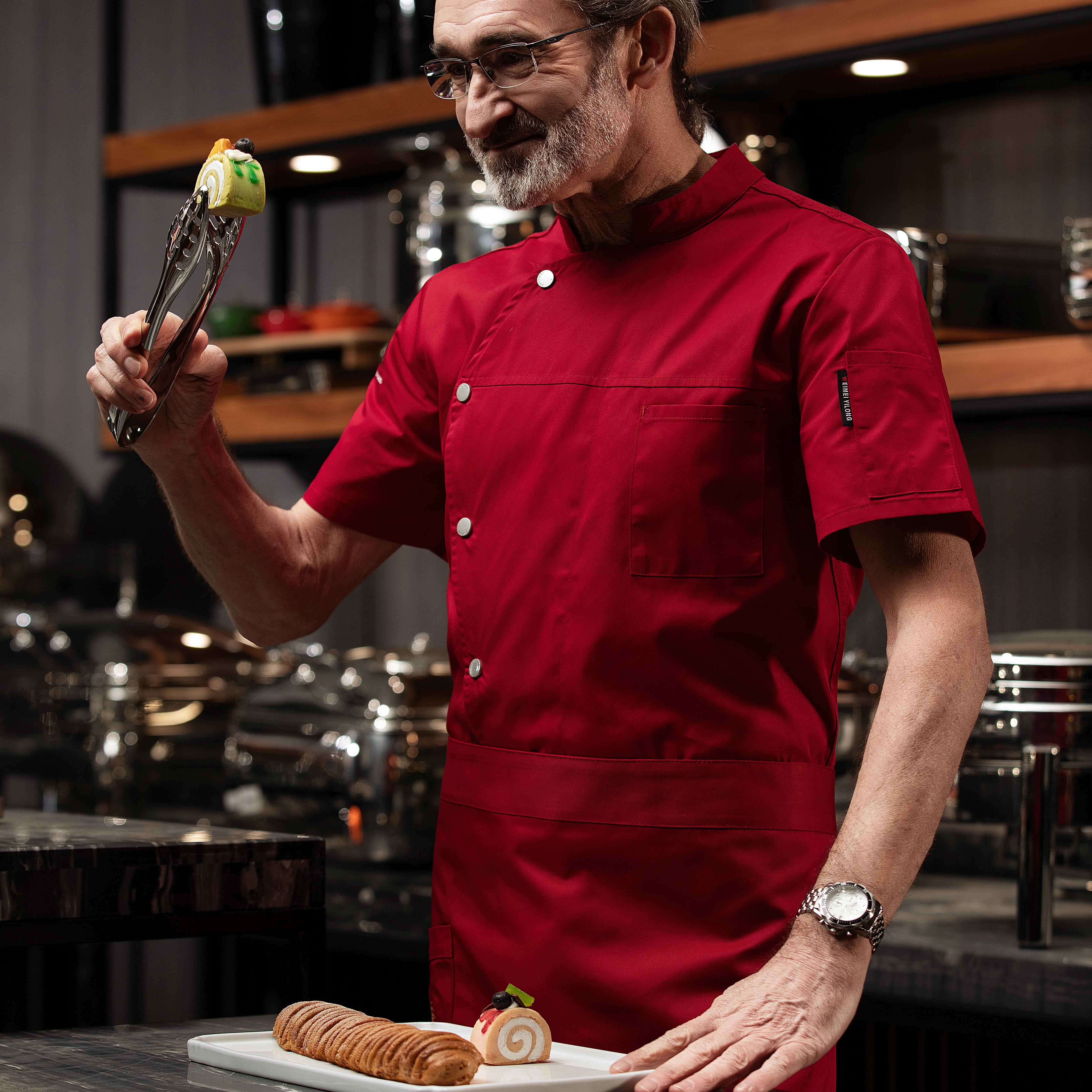 Mastering the Art of Culinary Creation: The Red Tie Chef