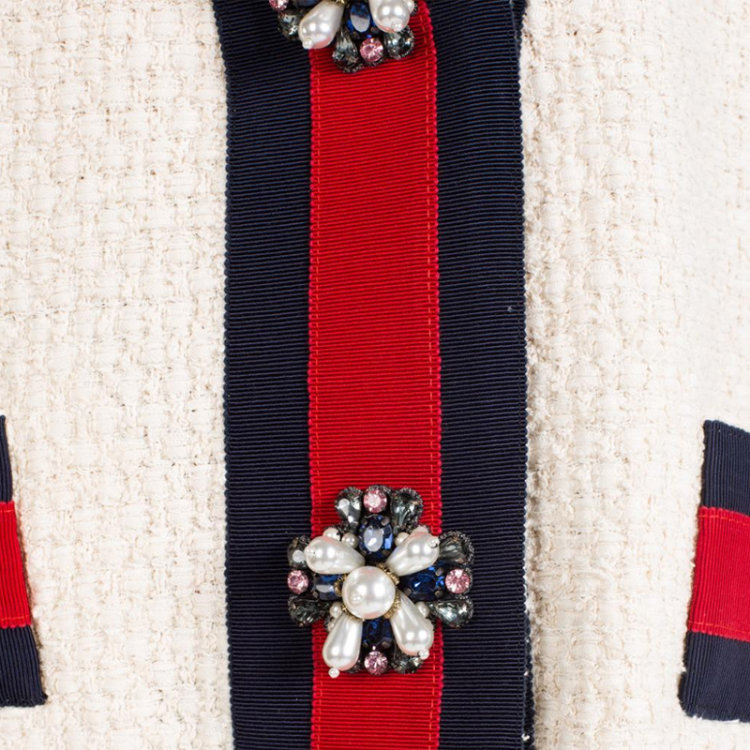 The Unique Charm of Gucci Red and Blue Tie