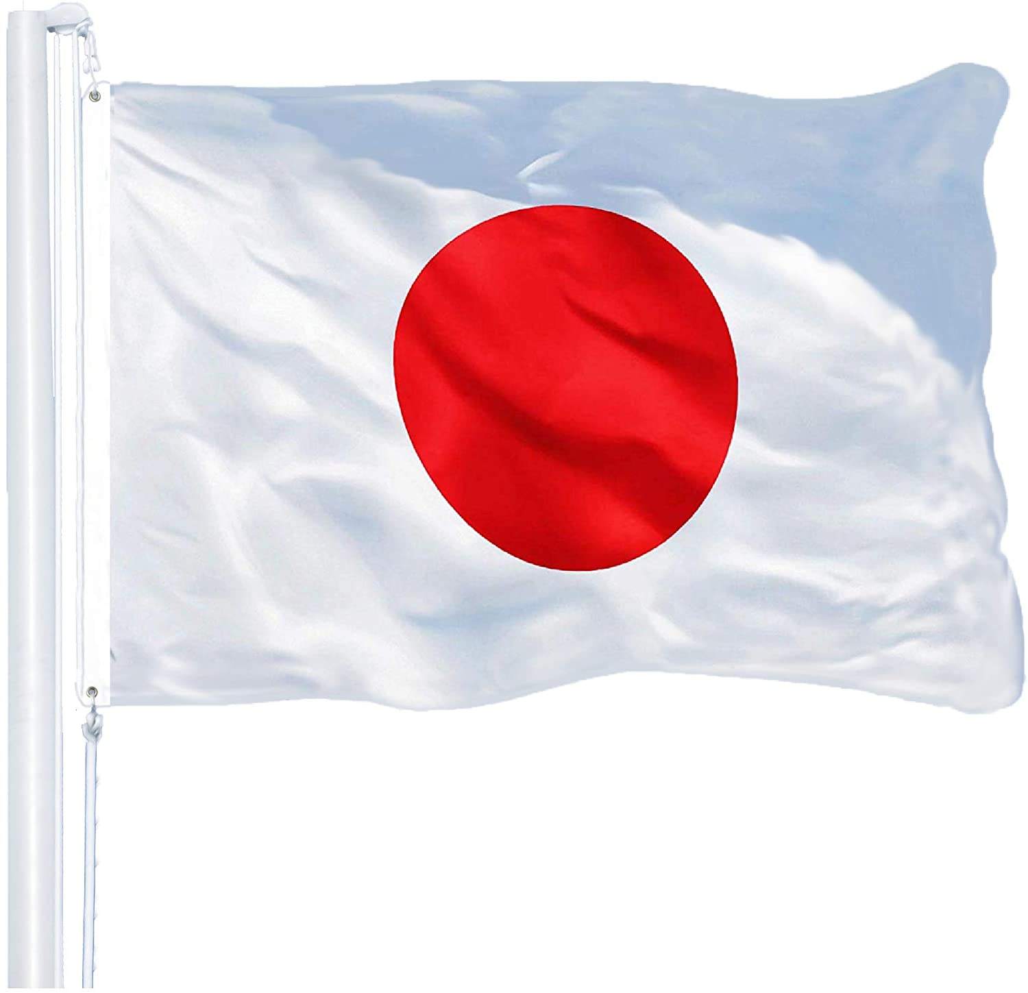 The Brand of the Tie with the Japanese Flag