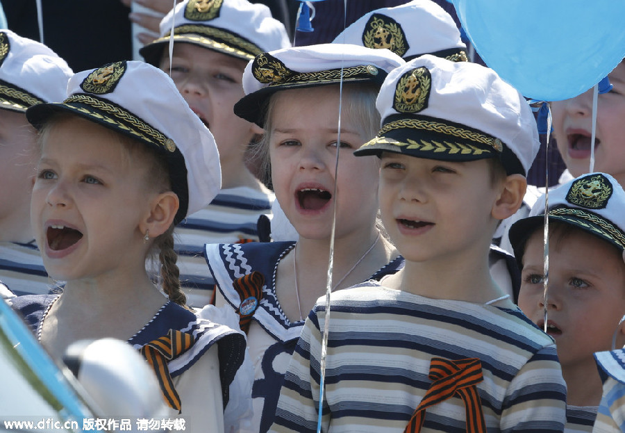 Navy Uniforms, Children, and the Power of Positivity