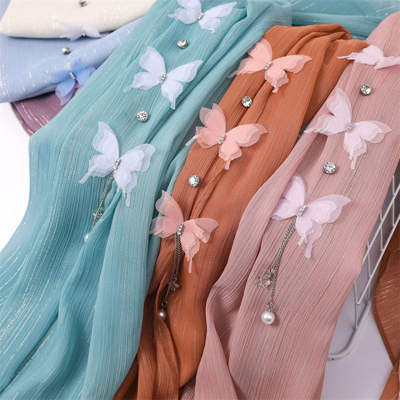 The Enchanting allure of a Girls Silk Scarf in combination with a Butterfly Tie