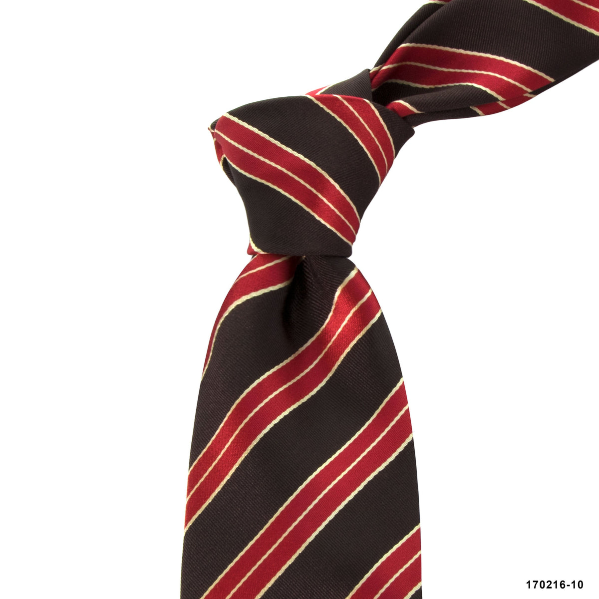 The Red-Striped Tie: A Fashion Accessory That Strikes a Balance