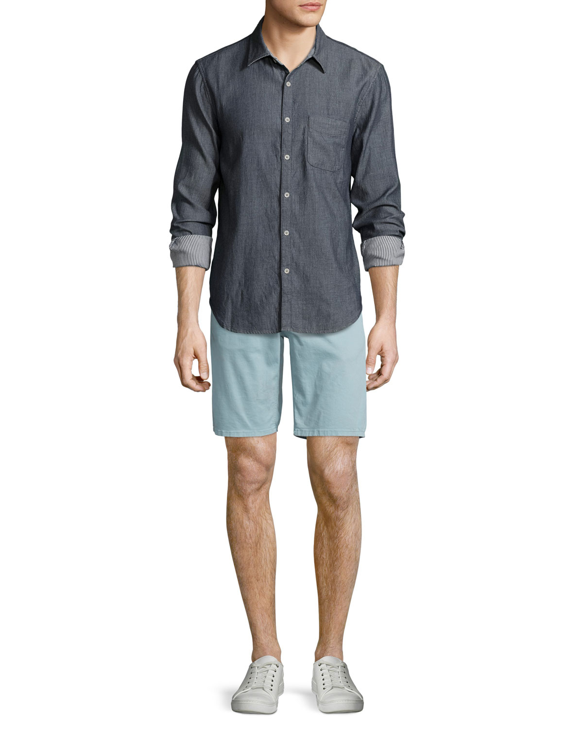 The Unique Charm of a Simple Shirt, Tie, and Shorts