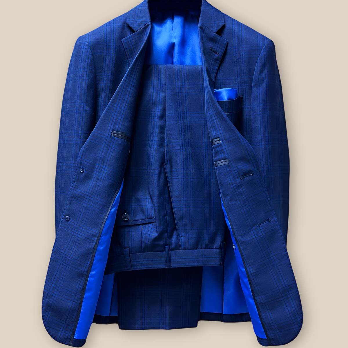 The Unique Charm of a Deep Blue Suit and Tie Brand