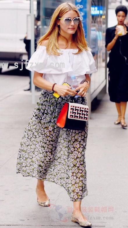 The Charm of a Long Skirt with a Tie