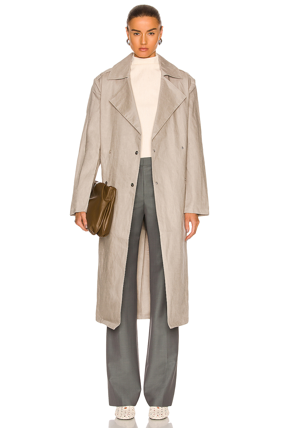 The Unique Charm of a Mocha Coat and Tie