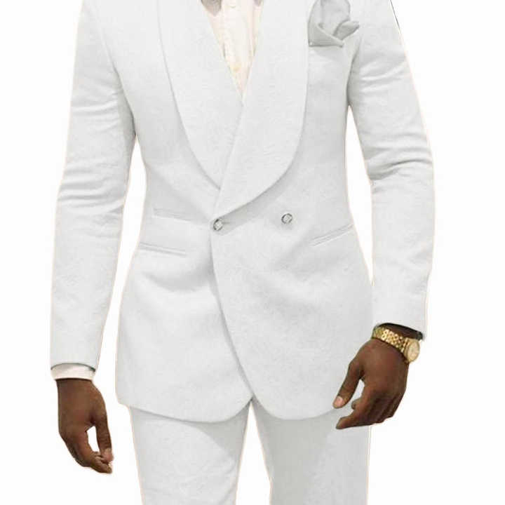 White West Suit with Tie Recommendations