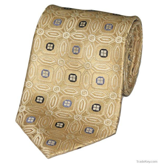 The Unique Charm of Golden Shield Vintage Tie