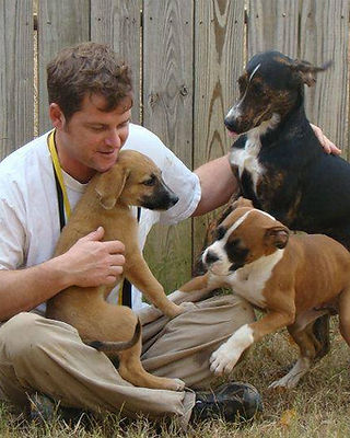 Attaching a Leash to a Dog