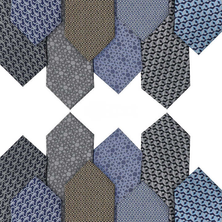 The Elegant allure of beige tie patterns