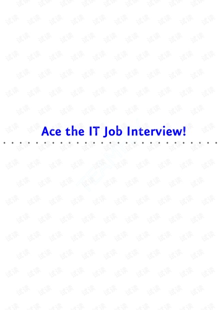 The Tie Interview Patch: A Simple Yet Powerful Interview Tool