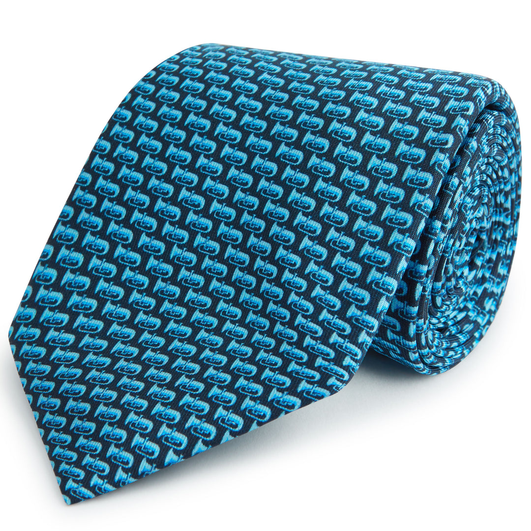 The Unique Charm of a Standard Blue Tie