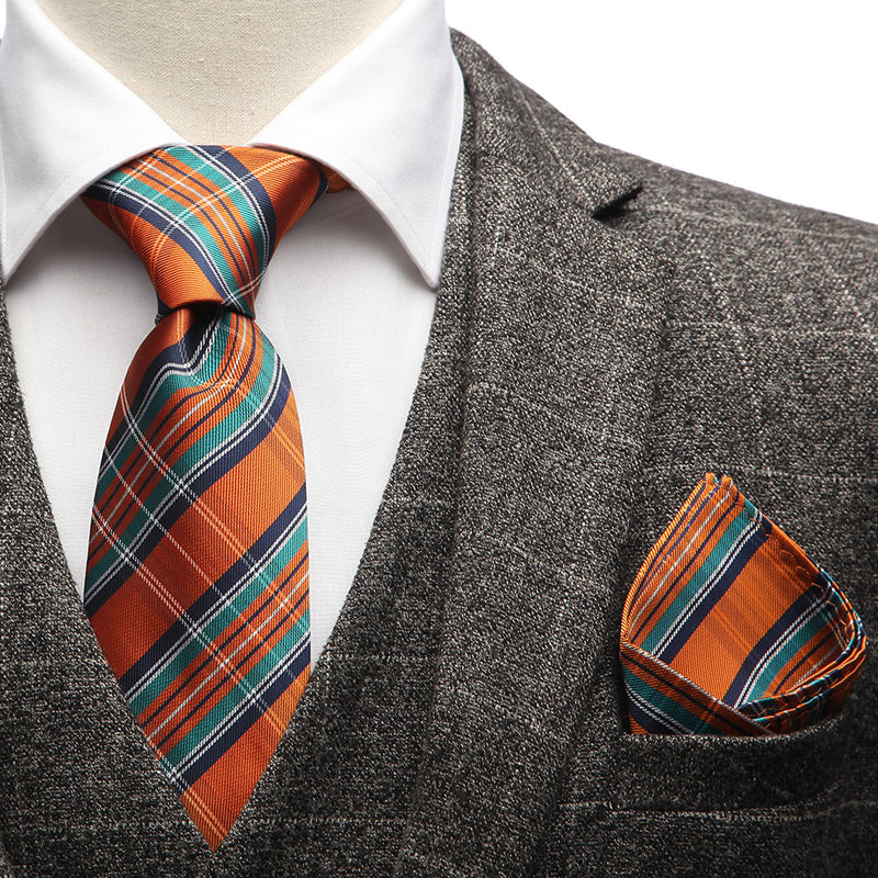 The Affordable Orange Tie: A Trendy and Budget-Friendly Accessory for Men