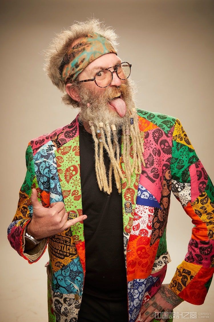 The Unique Charm of a Red-Tie and Beard